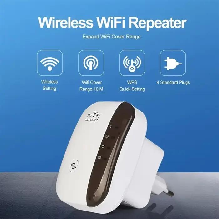 Répéteur Wifi amplificateur de Signal sans fil rehausseur de réseau étendu routeur domestique ue US 300m à travers le mur chambre recevoir mobile