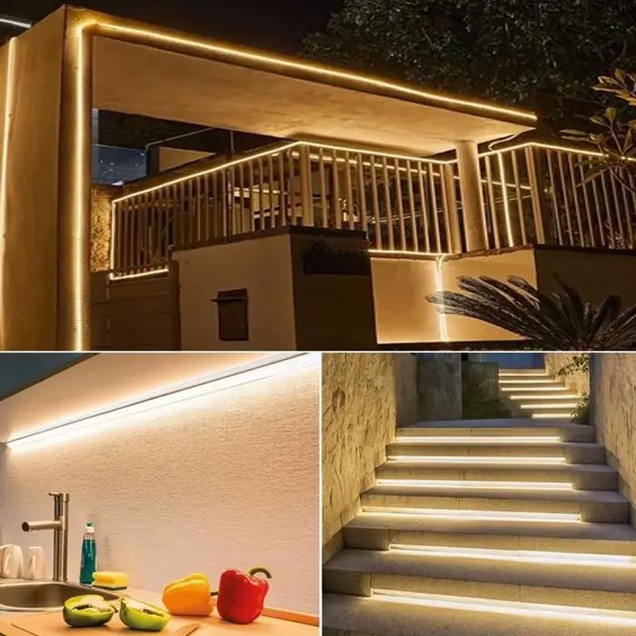 Bande lumineuse LED 220v avec interrupteur marche-arrêt