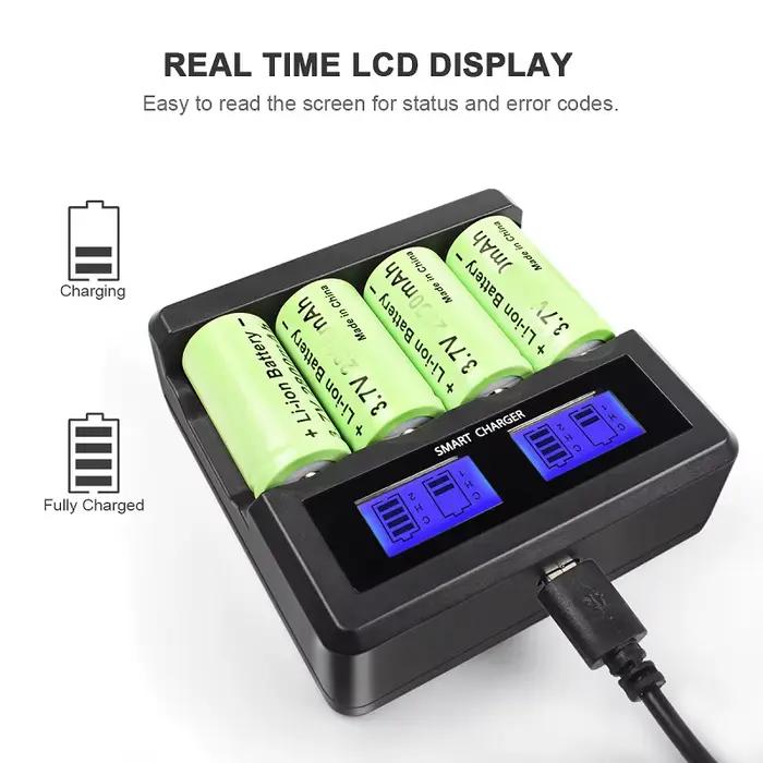Batteries Li-ion rechargeables 3.7V 800mAh 16340 CR123A pour caméra de sécurité Arlo pour batterie 16340