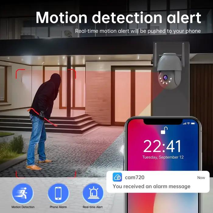 Caméra WiFi PTZ extérieure JOOAN 3MP avec zoom 5X