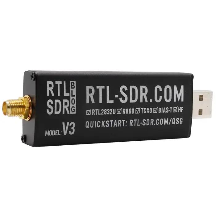 SDR Blog RTL SDR V3 R860 (R820T2) RTL2832U 1PPM TCXO SMA RTLSDR Radio définie par logiciel (Dongle uniquement)