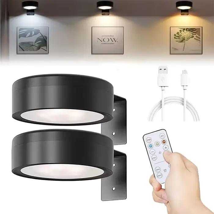 Lampes photo pour mur, 3 couleurs