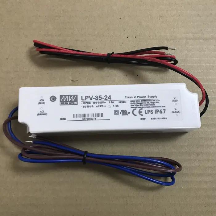 Meanwell Alimentation LPV-35 LPV-35-5 LED | LPV-35-12 5V | LPV-35-15 12V | LPV-35-24 15V | LPV-35-36 24V | 36V