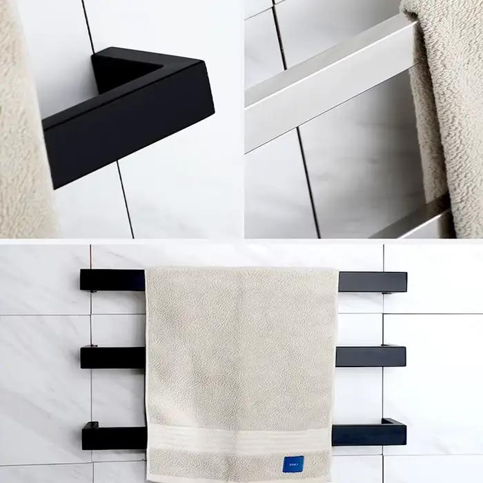 Sèche-serviettes thermostatique électrique en acier inoxydable