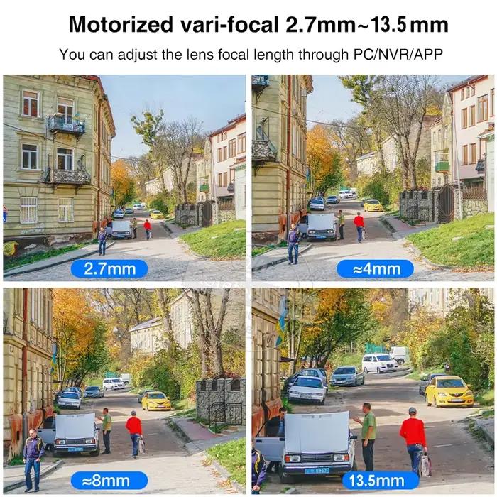 Dahua 8MP 4K 4MP Zoom motorisé caméra alarme sonore et lumineuse CCTV conversation bidirectionnelle IR50M SMD4.0