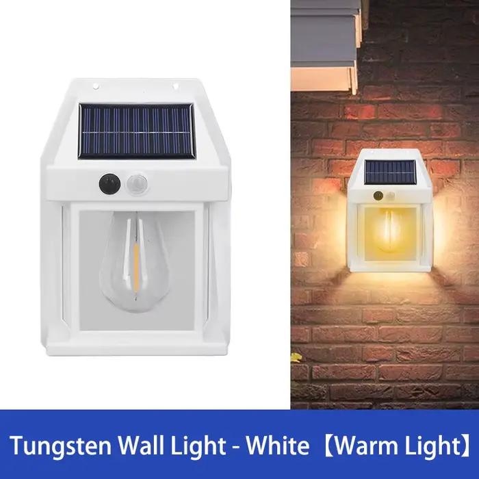 Puissante lampe murale solaire lumineuse capteur de mouvement LED lumière