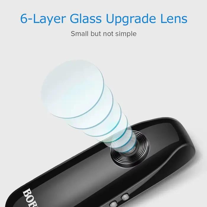 BOBLOV Mini caméra 1080P Full HD