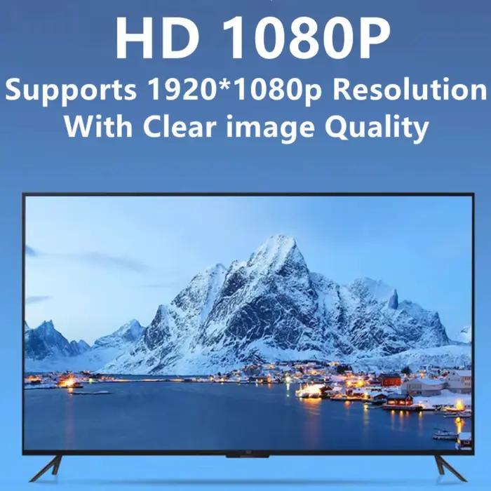 Câble adaptateur VGA vers HDMI HD 1080P avec sortie Audio 3.5mm + convertisseur VGA