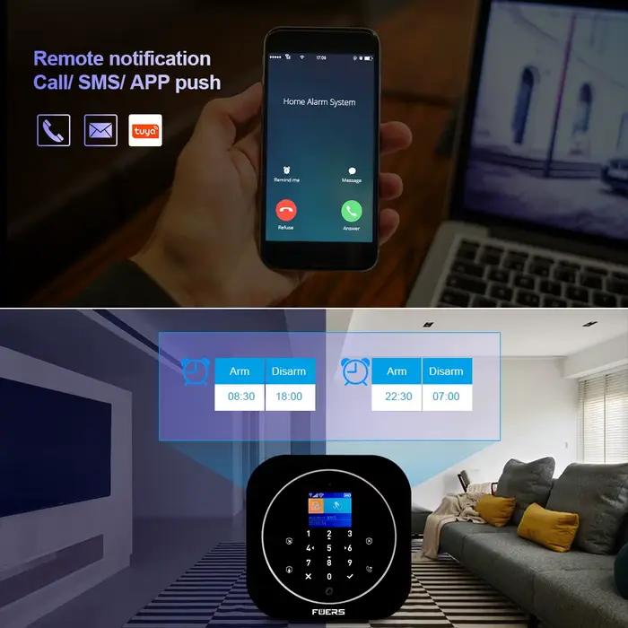 Système d'alarme sans fil WIFI GSM FUERS G12
