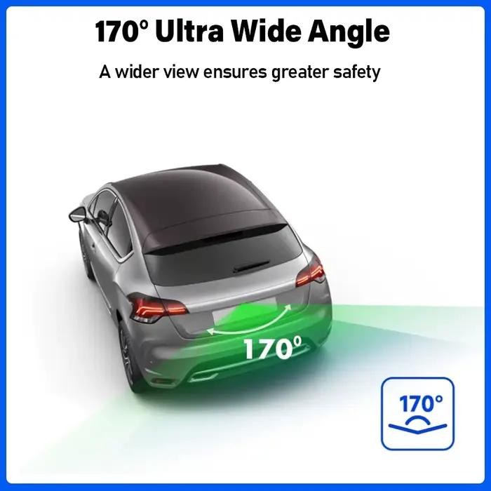 Caméra de recul AHD1080P pour vue latérale arrière avant vision nocturne Full HD objectif fisheye IP68 étanche pour toutes les occasions de conduite