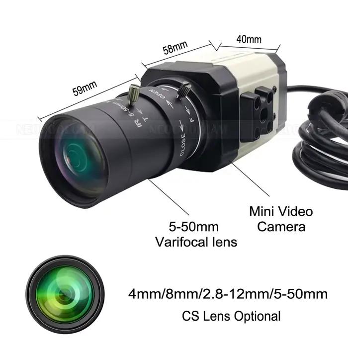 Webcam USB HD 4K 30fps 8MP IMX415