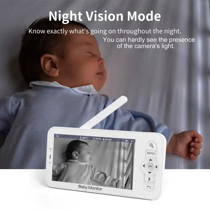 Moniteur bébé sans fil avec caméra pour touristes
