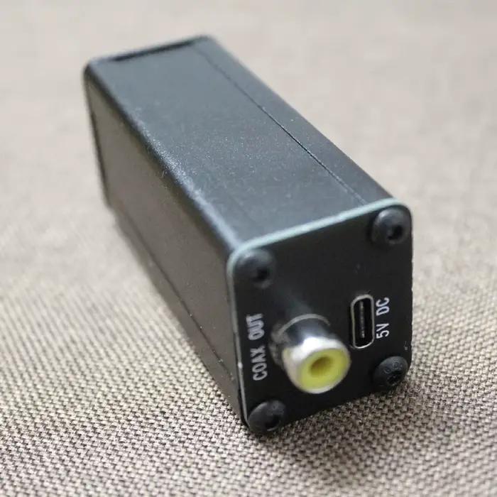 Transformateur d'isolation Coaxial/fibre optique vers Signal numérique AES
