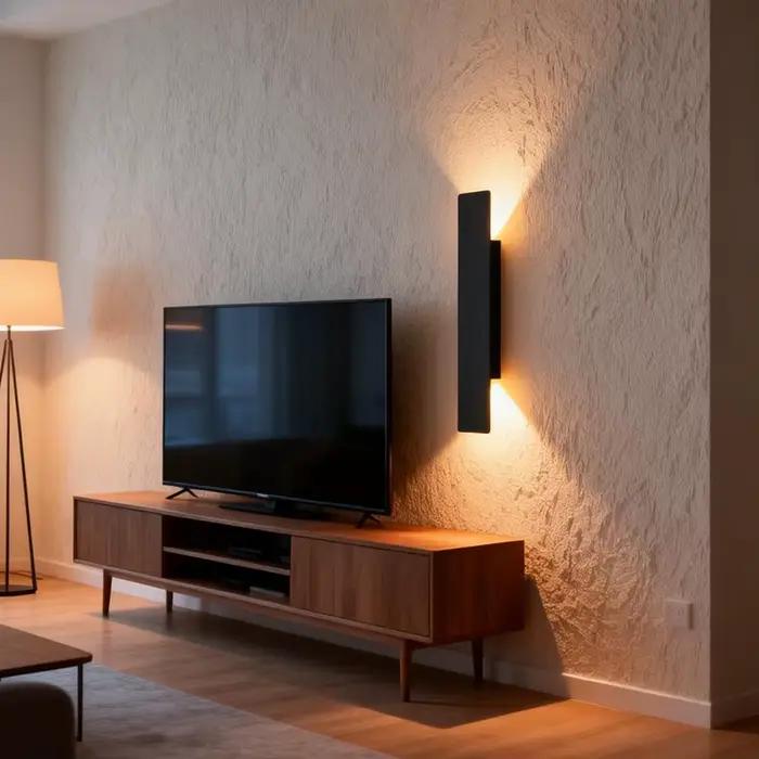 Applique murale LED extérieure IP65 étanche en aluminium haut vers le bas lumière 18W 110V/220V noir blanc pour éclairage extérieur de porche de cour