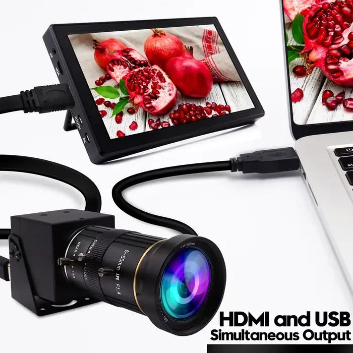 ELP 4K USB Zoom caméra 30fps H.265 H.264 HDMI