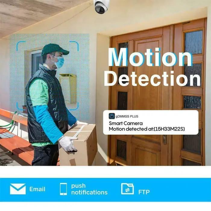 Caméra IP PoE AI Dahua IPC-HDBW2441E-S 4MP IPC-HDBW2841E-S 4K 8MP IR30M Dôme WizSense pour Surveillance de Sécurité Réseau avec Micro Intégré