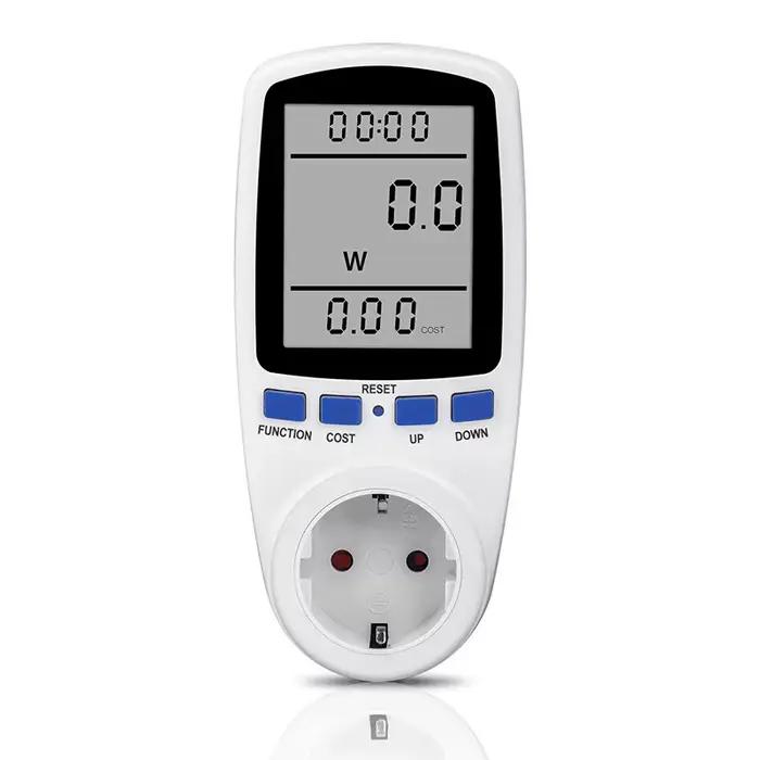 Prise de wattmètre de compteur de courant alternatif intelligent