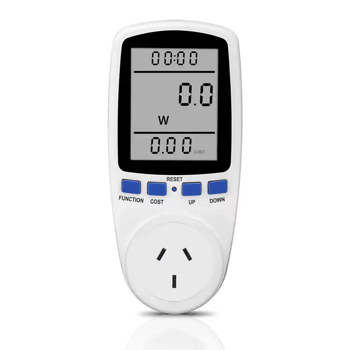Prise de wattmètre de compteur de courant alternatif intelligent