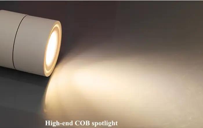 Spot lumineux Led encastré Plafond Led Downlight Surface COB 9W 12W 15W 18W plafonniers à intensité variable AC110 220v