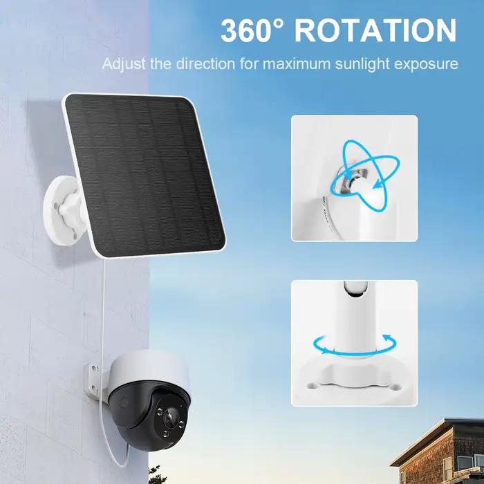 Panneau solaire 20W 5V pour Eufy Eufycam 3/3C/2C/2Pro panneaux de charge solaires muraux système de cellules