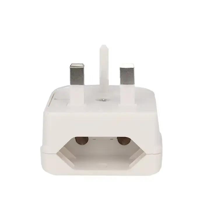 Adaptateur de prise Euro EU vers UK avec fusible 3A/5A/13A