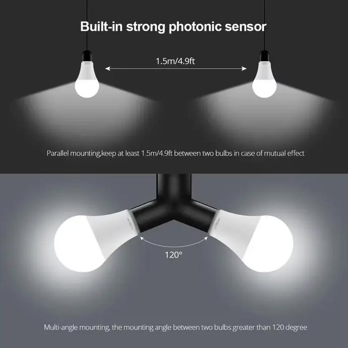Ampoule LED avec capteur de lumière E27