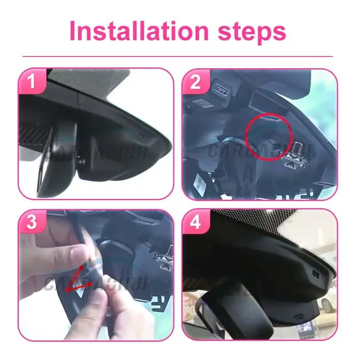 Caméra de recul Full HD compatible Ford Focus mk4 2018 2019 2020 2021 2022 pour sécurité routière et visibilité améliorée en conduite inversée
