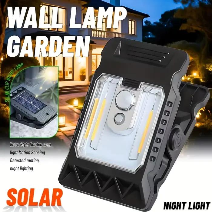 Lampe murale solaire d'extérieur - Détecteur de mouvement