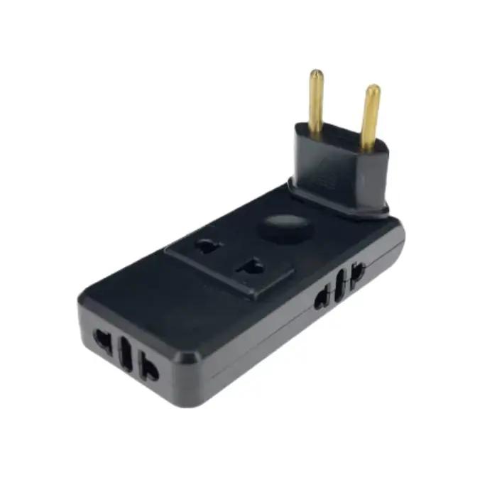 Adaptateur mural de prise électrique pivotante
