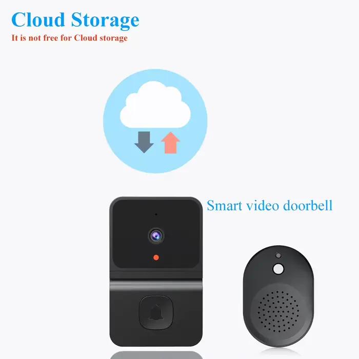 Sonnette sans fil WiFi extérieure avec caméra HD