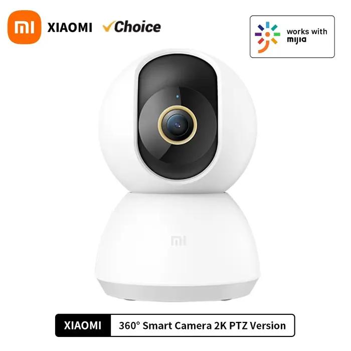 Xiaomi 360 ° Caméra de sécurité domestique intelligente Mi PTZ 2K Webcam 1296P 3 mégapixels AI détection humaine Vision