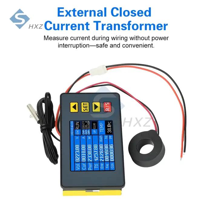 Compteur d'énergie électrique de 2.4 pouces