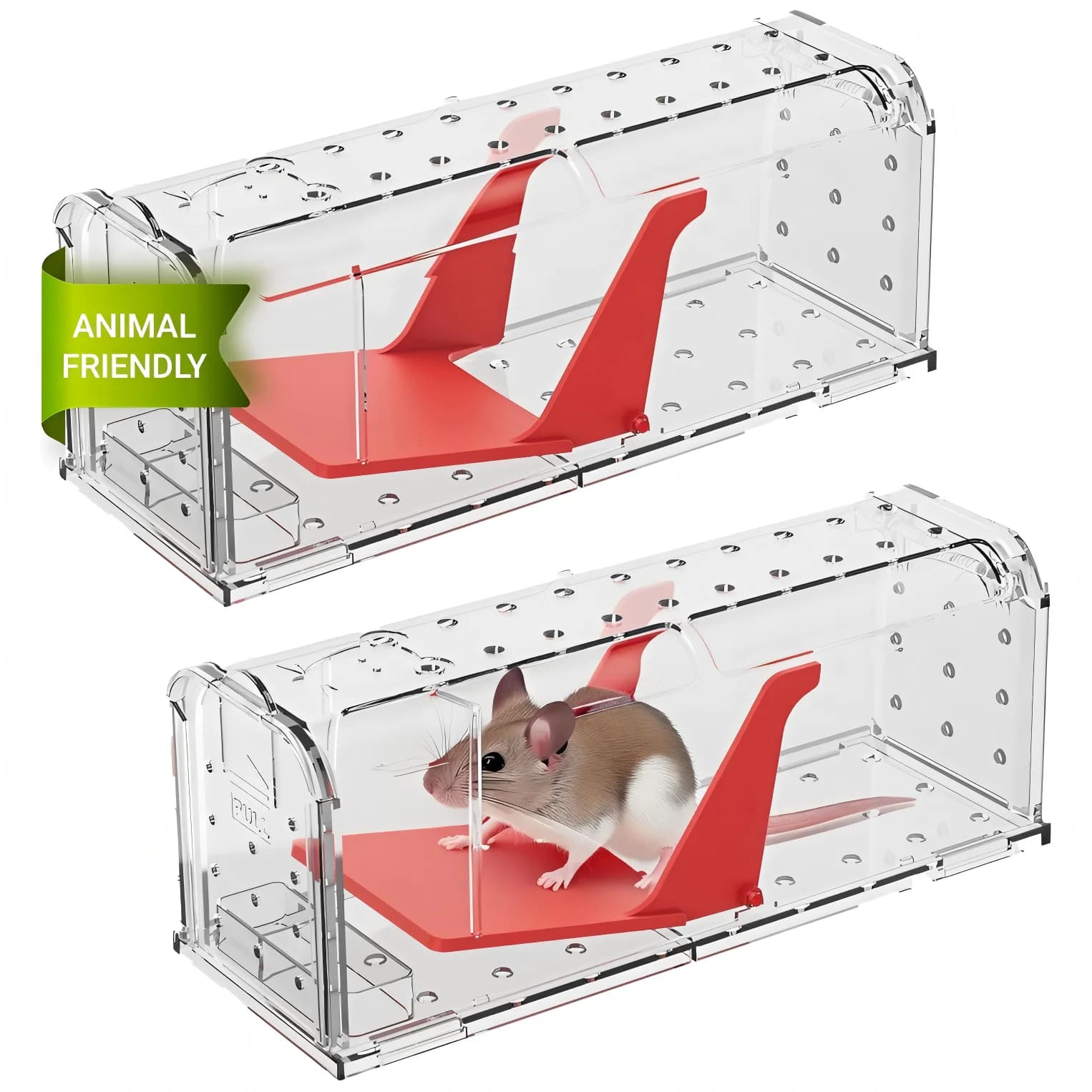 Piège à souris réutilisable pour animaux de compagnie vivants, piège à rongeurs sans cruauté, adapté