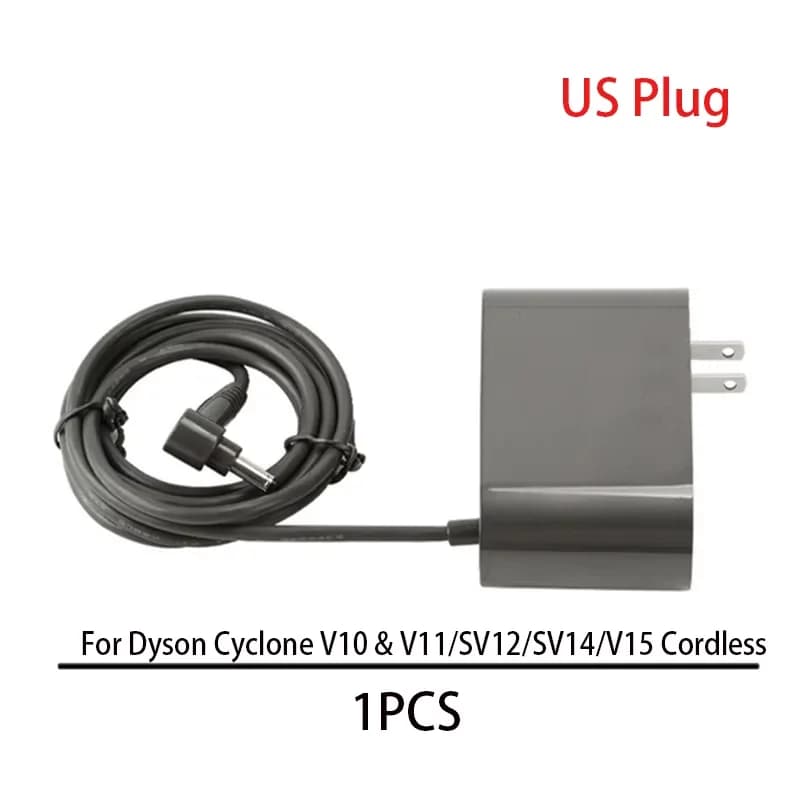 Adaptateur d'alimentation avec prise EU US, adapté aux aspirateurs Dyson V10 V11 V12 V15 SV12 SV16 S