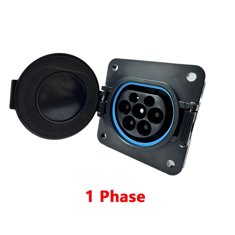Erobot véhicule électrique voitures charge Evse Type 2 prises d'entrée EV 16A-32A 1P 3 phases pour I