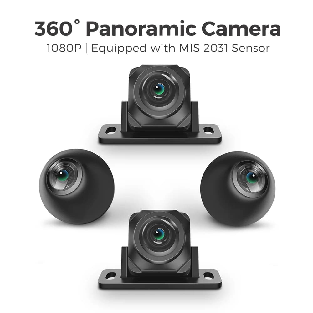 Caméra DUDUAUTO 360° avec puce MIS 2031, AHD 1080P, étanche IP68