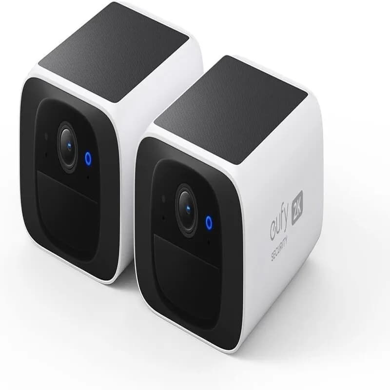 Caméra de sécurité sans fil solaire eufy S220 SoloCam 2K, caméra extérieure WiFi, audio bidirectionn
