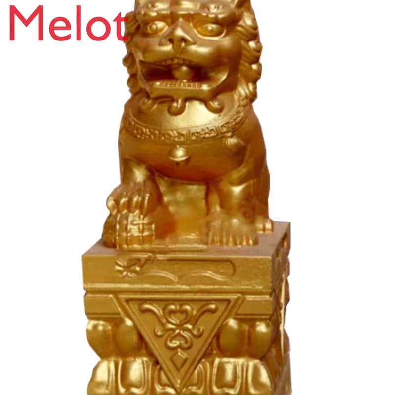 Moule Lion en ciment 1,2 M de haut, Style européen et chinois devant la décoration de la Villa Jiji,