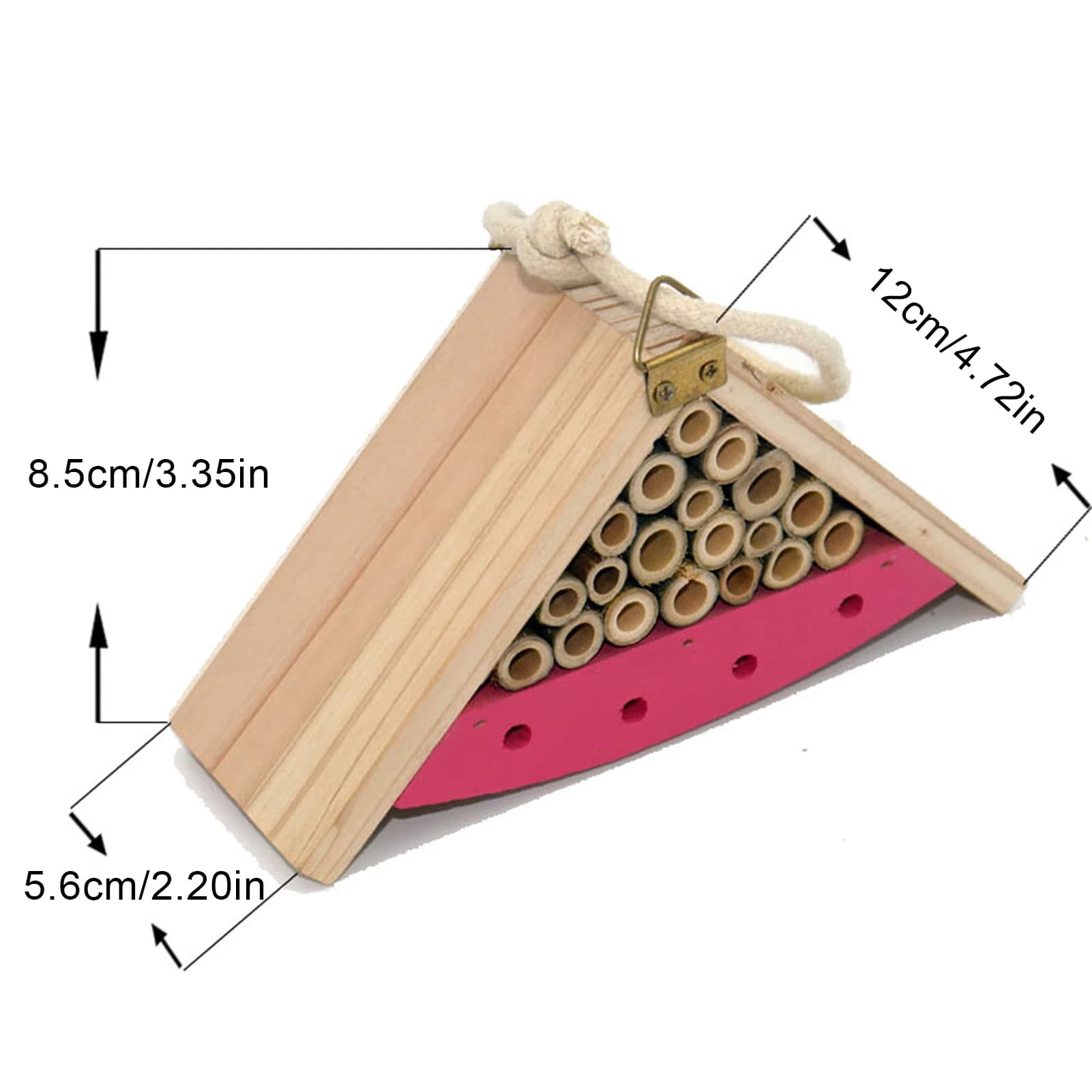 Maison d'Insectes en Bois Naturel, équation d'Hôtel, HMarkets, Habitat pour Coccinelles, Coccinelles
