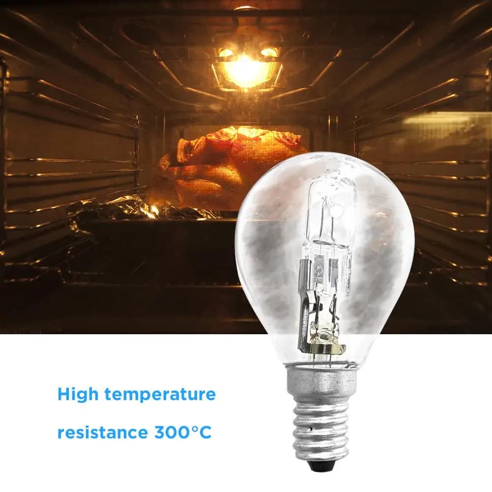 Ampoule halogène P45, 42W, E14, 220V, degré de haute température, résistant à 300, lampe de four, éc