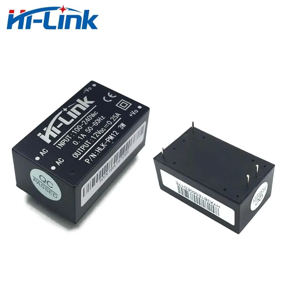 HLK-PM12 Hi-Link Original 110V 220V à 12V 0.25A 3W AC DC Module d'alimentation CE RoHs