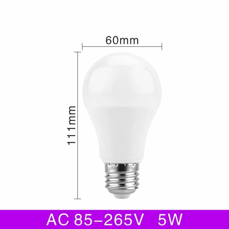 Ampoule LED du crépuscule à l'aube 5W 7W 9W 12W E27 Capteur de lumière extérieure AC 110V 220V 85-