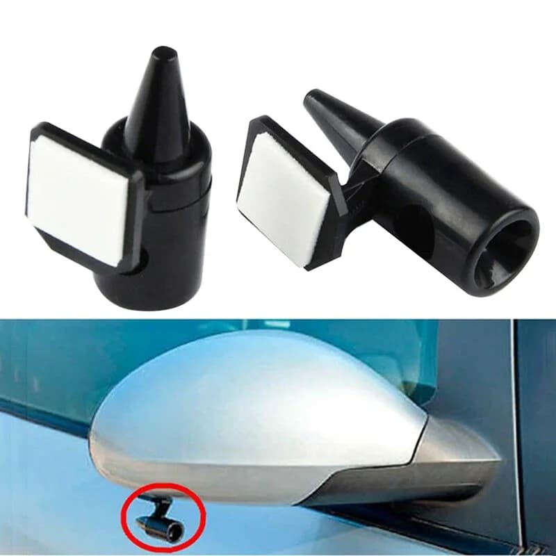 Alarme sonore à ultrasons pour voiture, sifflets de sécurité, noir, cerf, animaux SACIODE, 2 pièces