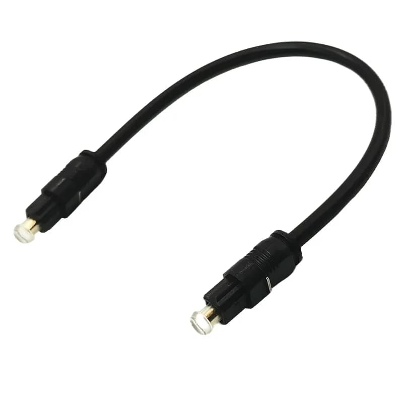 Câble audio numérique Super court, câble audio optique toslink od 4.0mm avec prise plaquée or 0.2m