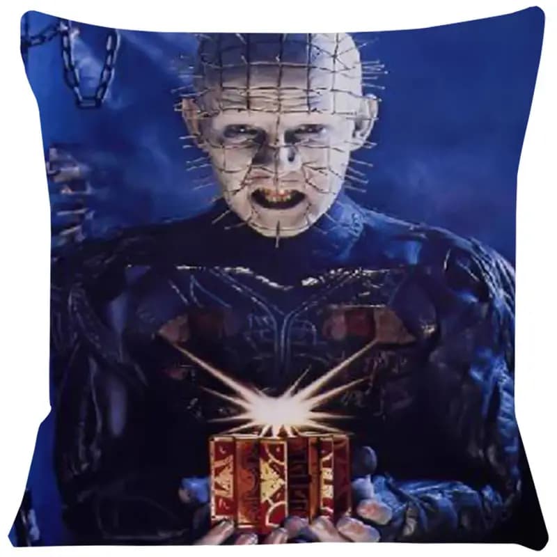 Housse de coussin film d'horreur, oreiller pour chaises, coussins décoratifs pour la maison, pour ca