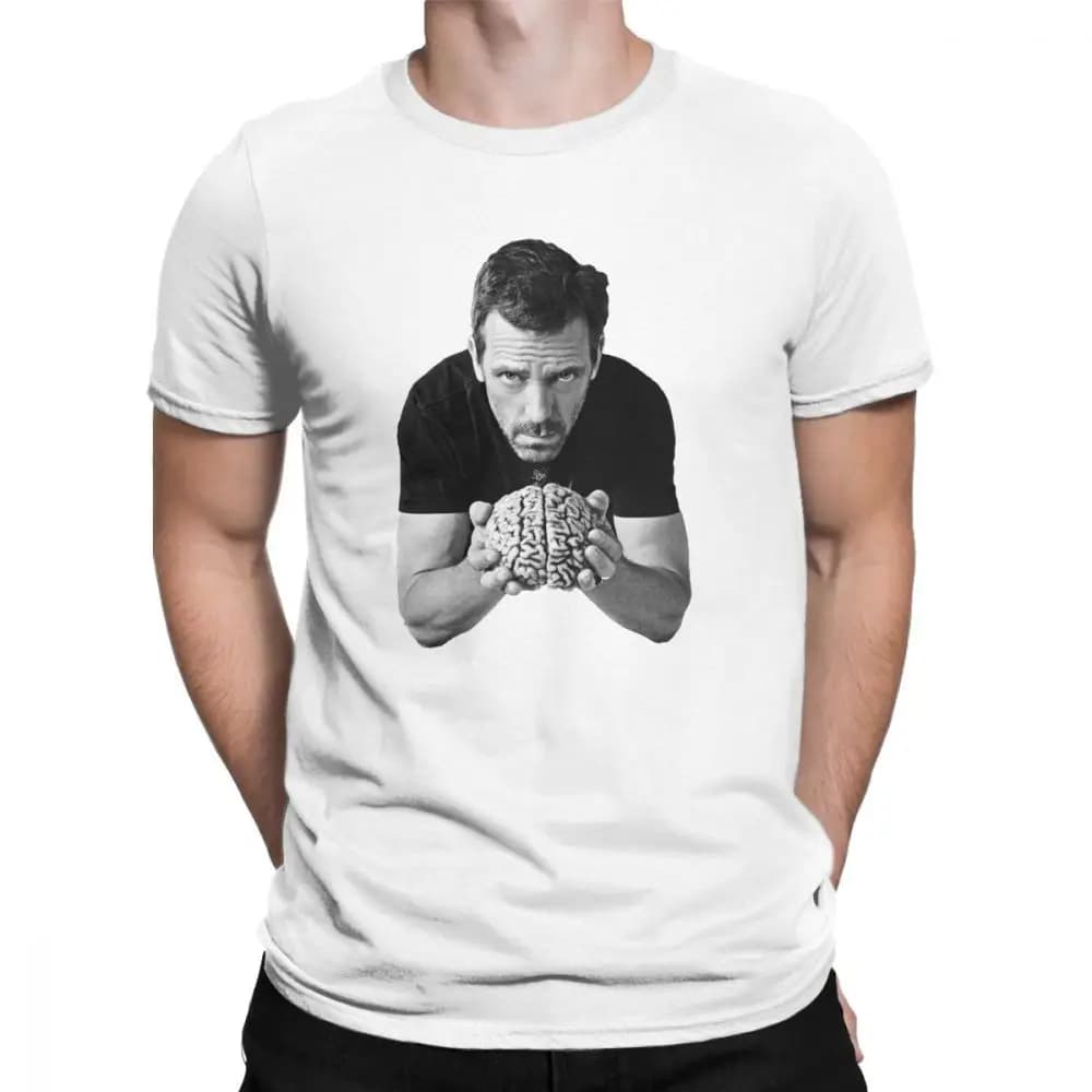 T-Shirt à manches courtes pour homme, Streetwear, personnalisé, en coton, grande taille, Dr House Us