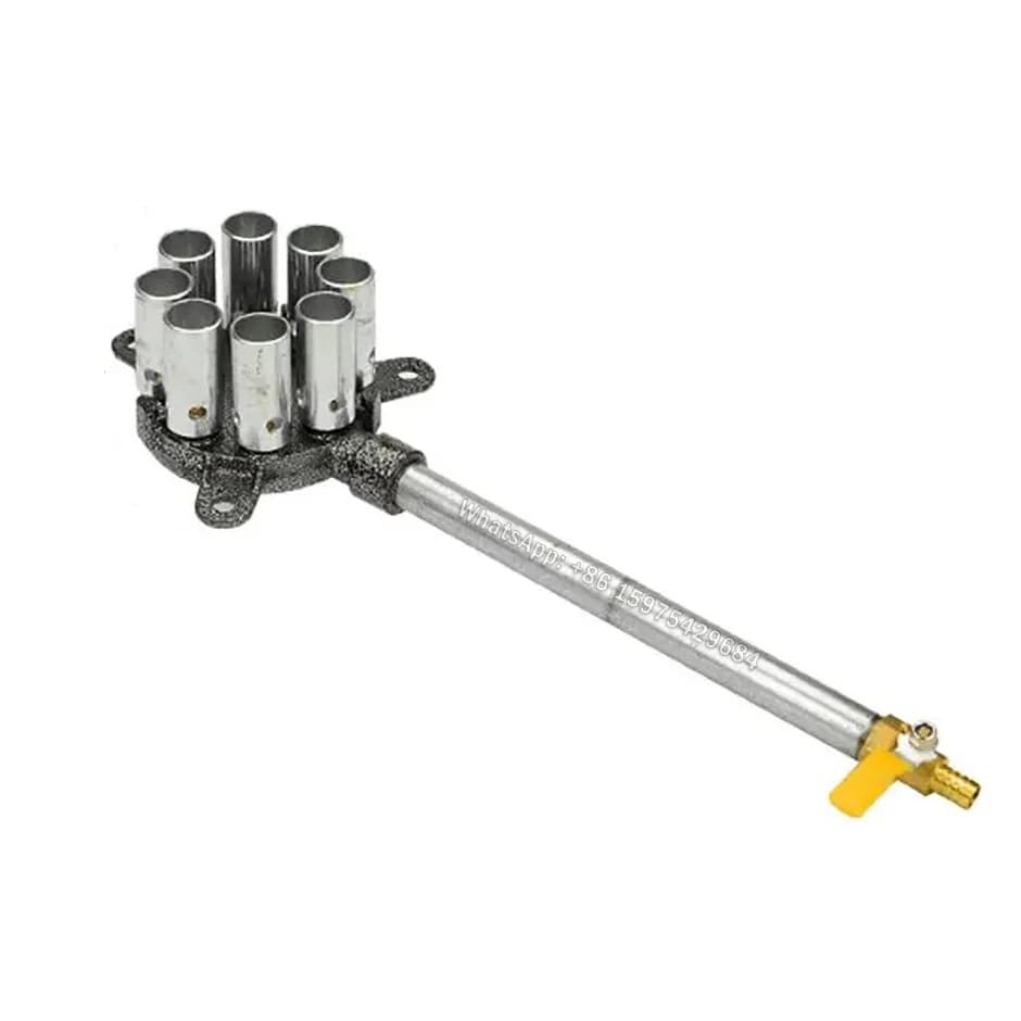 Brûleur à gaz naturel pour biogaz, grand poêle à feu, injection directe, Eva Bomicrophone, four à pi