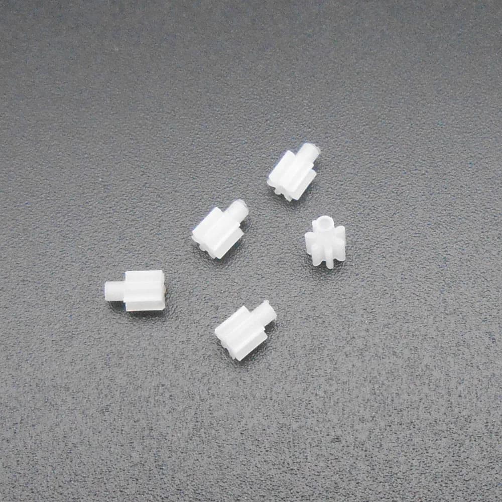 20 pièces ouverture d'alésage de pignon à 7 dents 0.8mm 0.75mm 0.8A 7T H 3.9MM Dia 2.7MM 7T0.8A 0.3M