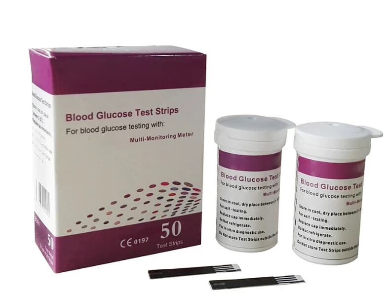 Compteur de cholestérol multifonction 4 en 1, kit de bandes de Test de glycémie, acide uricique et h