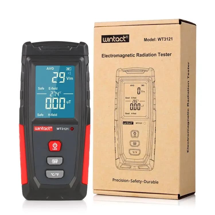 WINTACT-Détecteur de champ électromagnétique Polaroid EMF, testeur de rayonnement, compteur EMF, dét